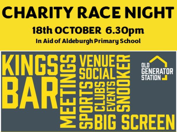 Charity Race Night promo