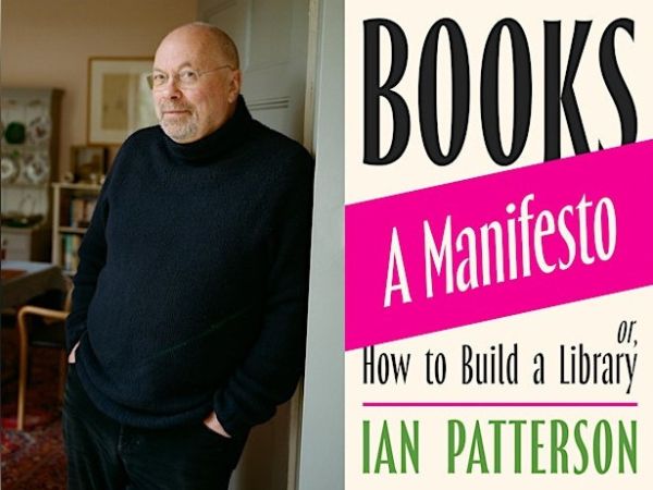 Ian Patterson and front cover image of book, titled A Manifesto