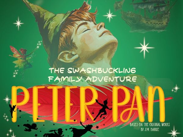 artwork of image of peter pan and tinkerbell and a ship